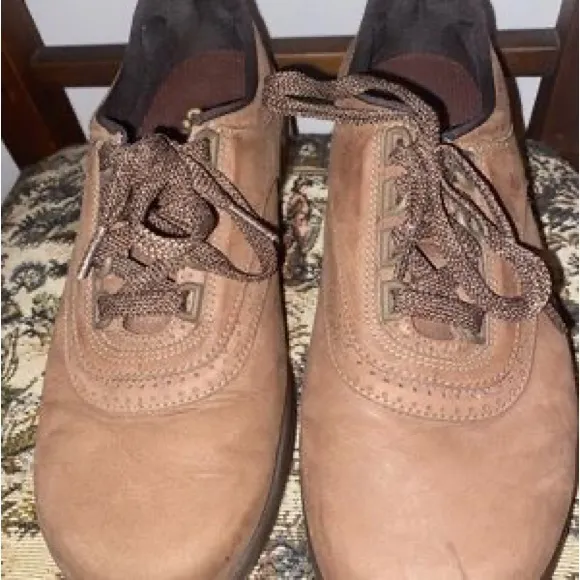 SAS Walk Easy - Lace Up Walking Shoes, Color- Chocolate, sz 9.5