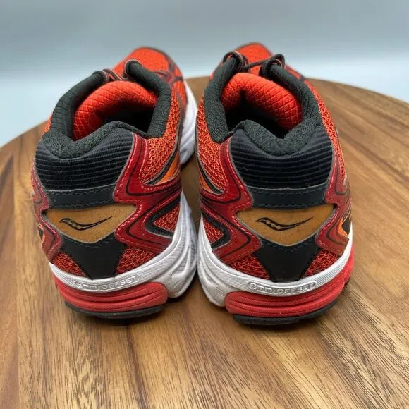 Saucony Guide 8 Shoes Mens Size 9.5 Red/Black/Orange Running S20256-6 Walking