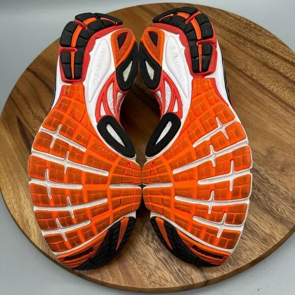 Saucony Guide 8 Shoes Mens Size 9.5 Red/Black/Orange Running S20256-6 Walking