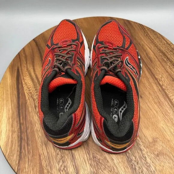 Saucony Guide 8 Shoes Mens Size 9.5 Red/Black/Orange Running S20256-6 Walking