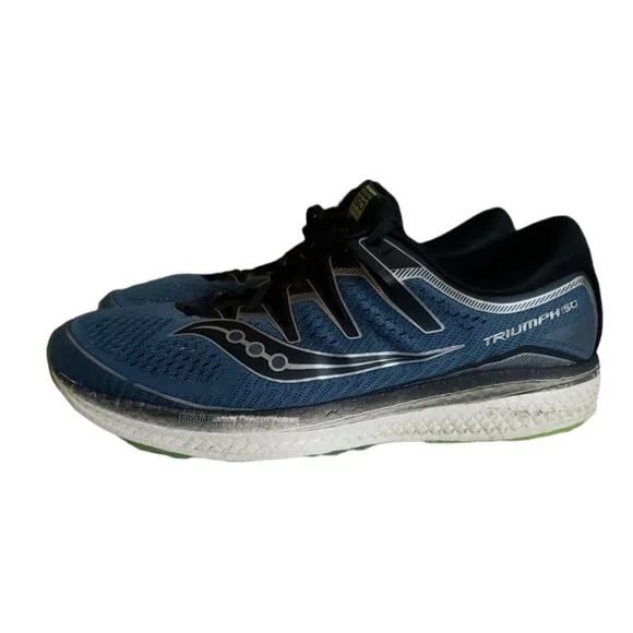 Saucony Men's Triumph ISO 5 S20462-2 Blue Running Shoes Sneakers Size 13
