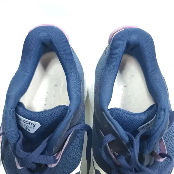 Saucony Triumph 21 Women Sz 9 Shoes Dark Blue Running Walking Sneaker S10881-105