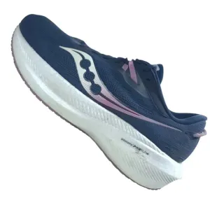 Saucony Triumph 21 Women Sz 9 Shoes Dark Blue Running Walking Sneaker S10881-105