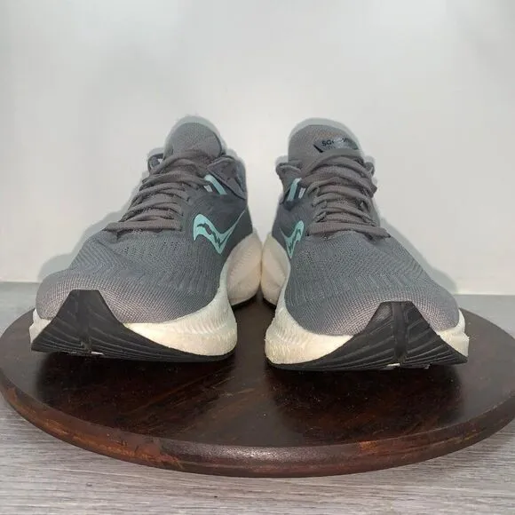 Saucony Triumph 21 Womens 9 Shoes Gray Running Walking Sneaker S10881-11
