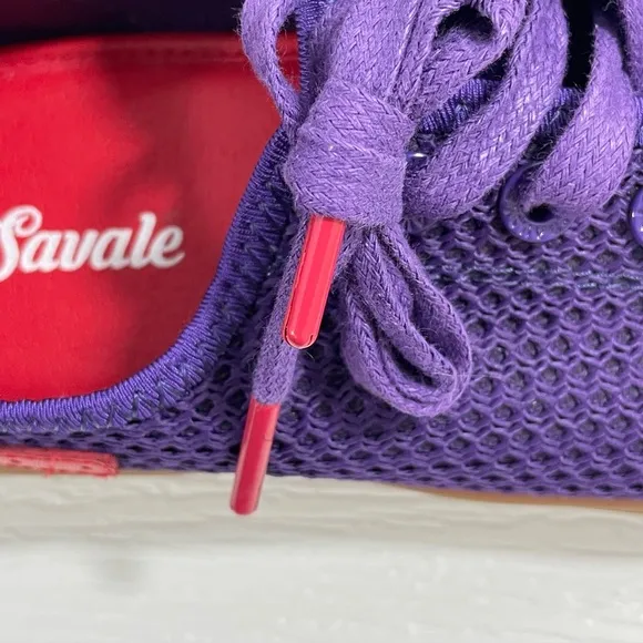 Savale Seika Purple Gum Mesh Sneaker Shoes Size US 9 EU 43