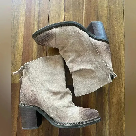 Sbicca Millie leather heeled booties