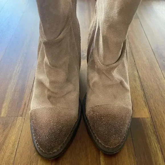 Sbicca Millie leather heeled booties