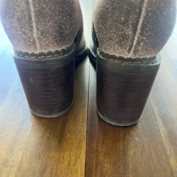 Sbicca Millie leather heeled booties