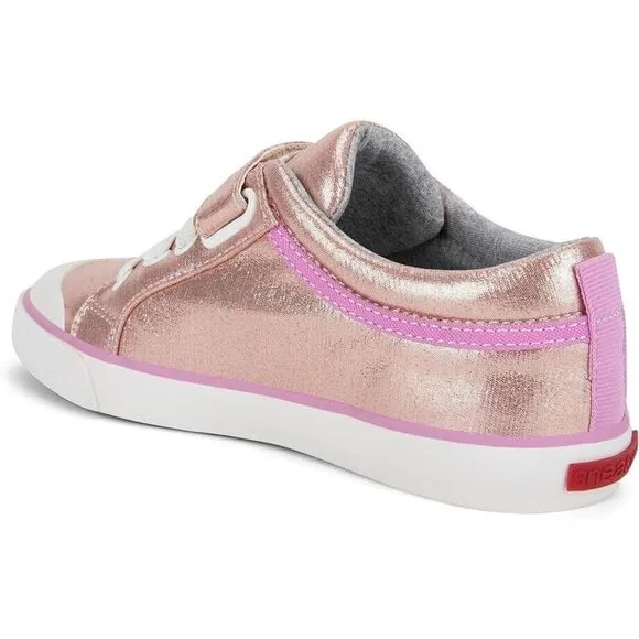 See Kai Run Kristin SNS104F251 Sneakers Kids US 13.5C Rose Shimmer Shoes ZPO1521