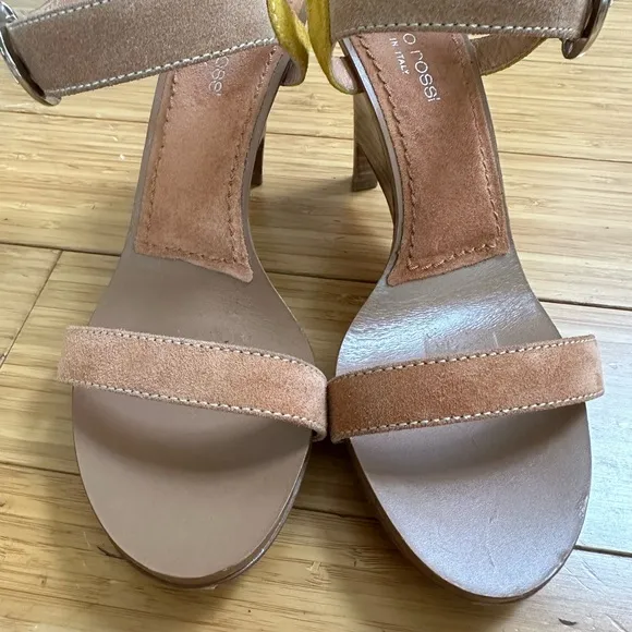 Sergio Rossi Suede Sandal Size 36.5