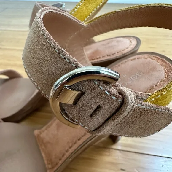 Sergio Rossi Suede Sandal Size 36.5