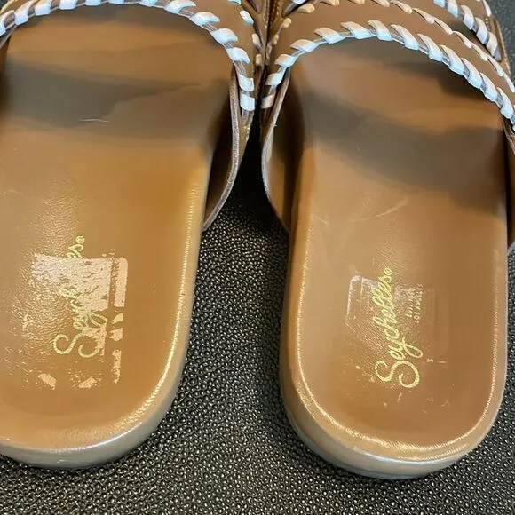 Seychelles Catch a wave Whipstitched Sandals size 9