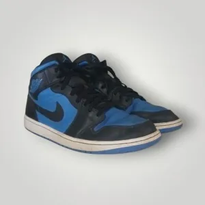 Size 14 - Air Jordan 1 Mid Black Royal Blue