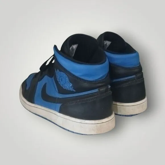 Size 14 - Air Jordan 1 Mid Black Royal Blue