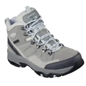 SKECHERS Trego Women's Memory Foam Waterproof‎ Hiking Boot, Gray,  9M