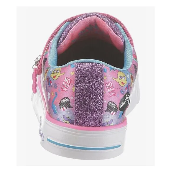 Skechers Twinkle Toes Emoji Twinkle Breeze Cutie Light Up Sneakers Shoes Size 3