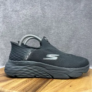 Skechers Slip-Ins Shoes Men's Size 7.5 Black Max Cushioning Hands Free Walking