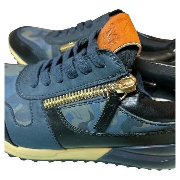 SNKR Project Rodeo Blue Gray Camo Sneakers Shoes 7.5