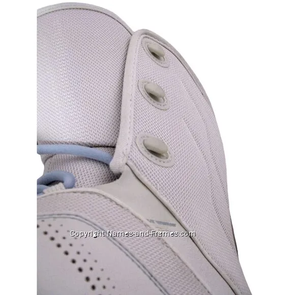 Snow Board Boots • Orion Vanilla Ice Porcelain Blue Trim • Lace Up • Unisex 10W