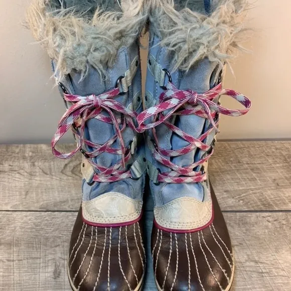 Sorel Joan of Arctic Blue Youth Snow Winter 6