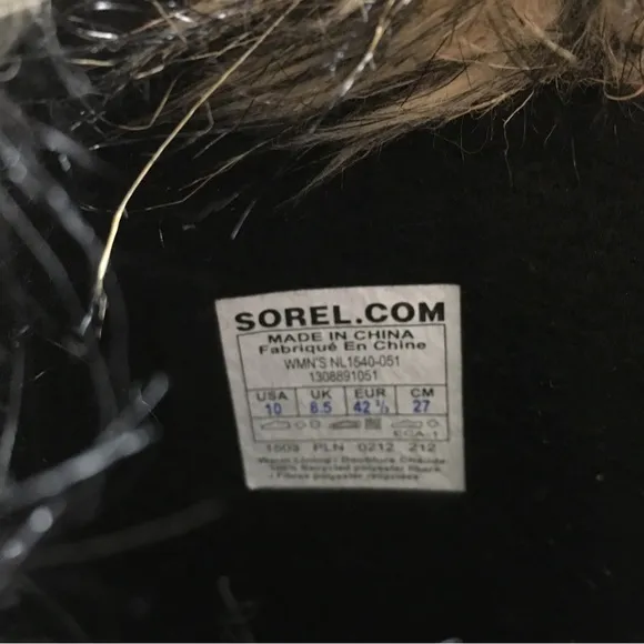 Sorel Joan of Arctic Women's Winter Snow Waterproof Leather Boots NL1540 Size 10