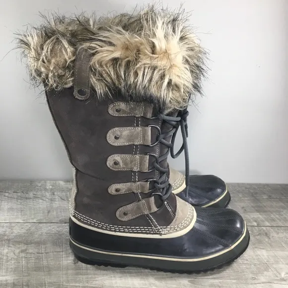 Sorel Joan of Arctic Women's Winter Snow Waterproof Leather Boots NL1540 Size 10