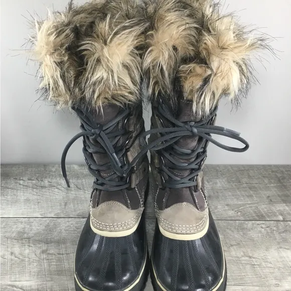 Sorel Joan of Arctic Women's Winter Snow Waterproof Leather Boots NL1540 Size 10