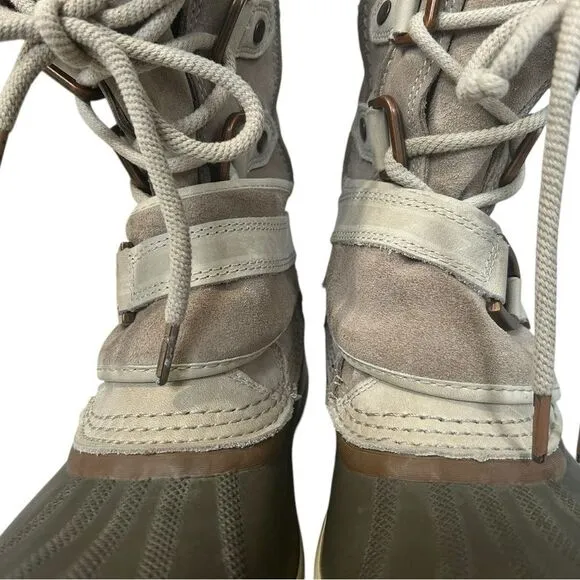 Sorel Joan Of Arctic Boots Women’s Size 8.5 Oxford beige brown Waterproof Snow