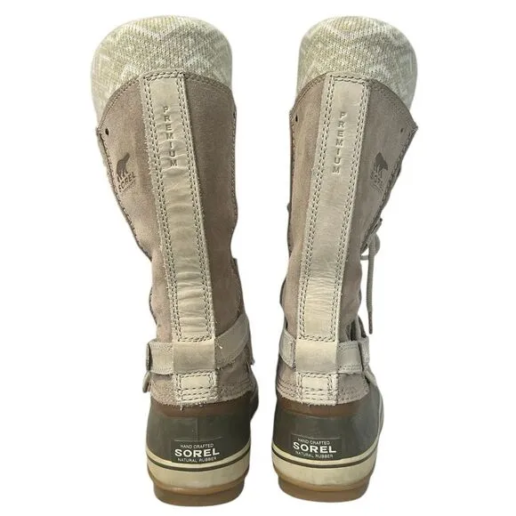 Sorel Joan Of Arctic Boots Women’s Size 8.5 Oxford beige brown Waterproof Snow