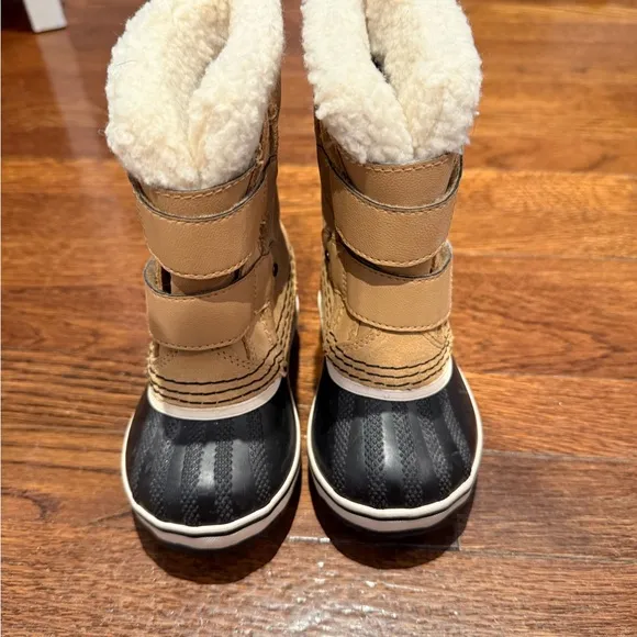 Sorel Kids Rain &amp; Snow Boots - Tan and Black