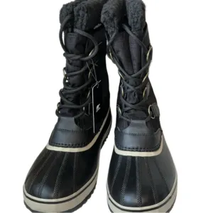 Sorel Men’s 1964 Nylon WP Boot Black 10 NWT