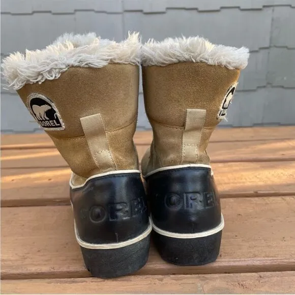 Sorel Tivoli II Womens Winter Snow Boots Size 6 Suede Waterproof NL2089-373