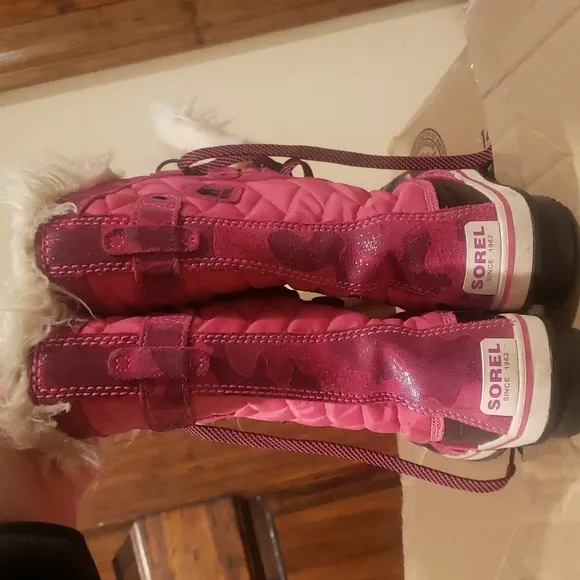 Sorel TOFINO II KIDS girls fur winter snow waterproof 4