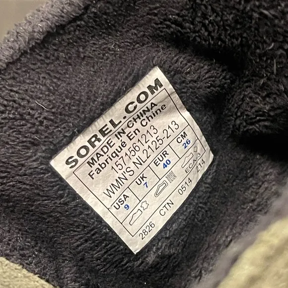 Sorel winter Fancy Snow Boots US 9