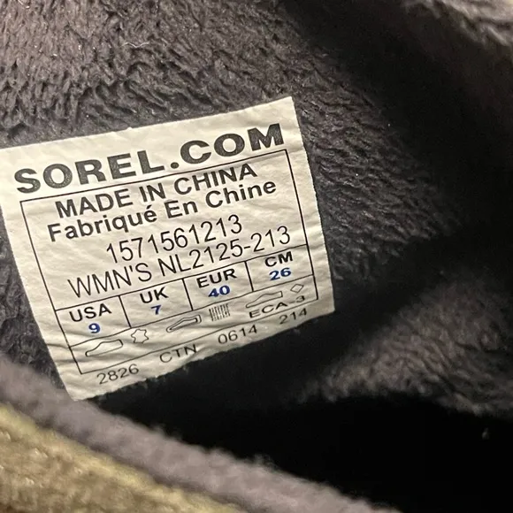 Sorel winter Fancy Snow Boots US 9
