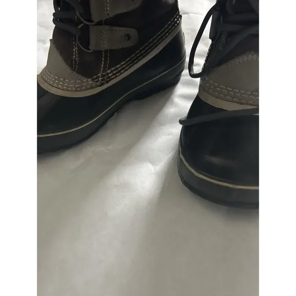 Sorel Womens 6-6.5 Ski Snowboard Joan of Arctic Fur Waterproof Snow Blue Boots