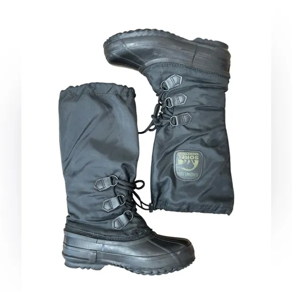 SOREL Womens Snow Lion Boots Sorel CANADA Snowmobile Snow Boots Arctic Size 6