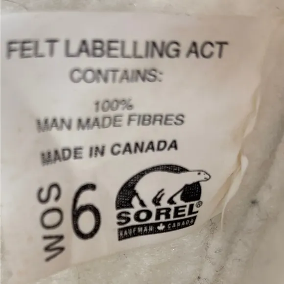 SOREL Womens Snow Lion Boots Sorel CANADA Snowmobile Snow Boots Arctic Size 6