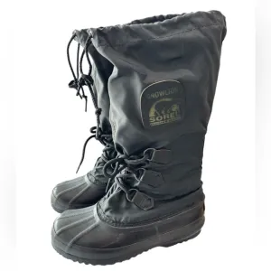 SOREL Womens Snow Lion Boots Sorel CANADA Snowmobile Snow Boots Arctic Size 6