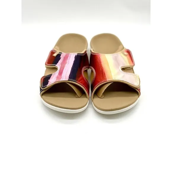 Spenco Sandals Women Size 10D Kholo Monet Sundress Orthotic Slide Adjustable