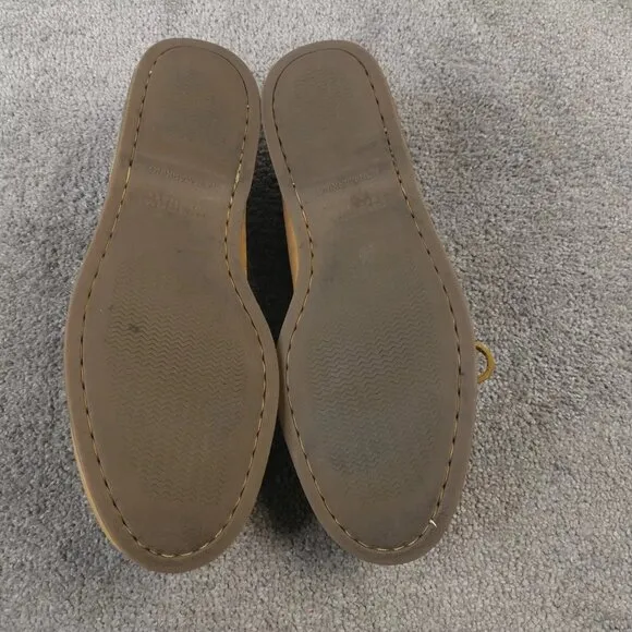 Sperry Gold Cup Boat Shoes Mens Size 13 Brown Tan Leather Slip On Casual