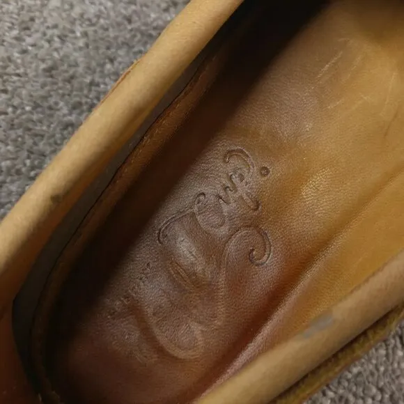 Sperry Gold Cup Boat Shoes Mens Size 13 Brown Tan Leather Slip On Casual
