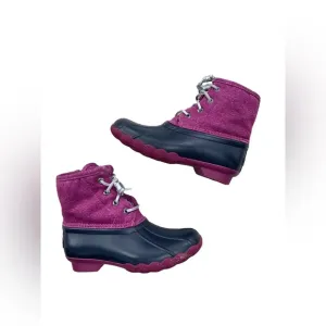 Sperry Little Kid Size 12 Saltwater PurpleDuck Boot