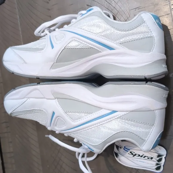 Spira Women's Valencia White Walking Shoes Size 8.5 NWT