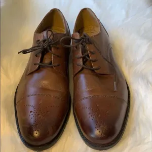 Stacy Adams Wing Tip Mens Leather Dress Shoes Size 11.5
