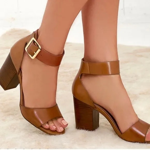 Steve Madden Brown Leather Sandals