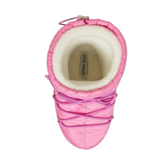 Steve Madden Mav Moon Boots NEW (no box) Pink Size Medium 7/8 Snow Winter
