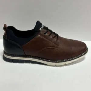 Steve Madden Men’s Lyddon Cognac Oxford Dress Shoes, Size 9.5 M
