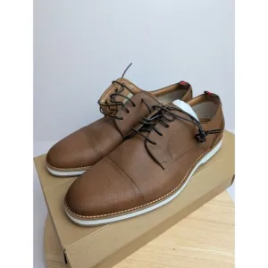 Steve Madden Saverio Casual Oxford Dress Shoes Brown Lace Up Casual Mens 9 New