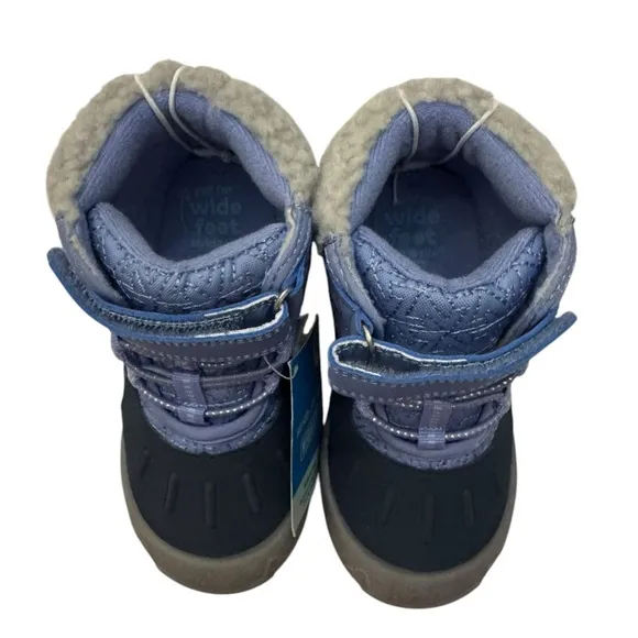 Stride Rite 360 Kids' Nebraska Snow Boot, Navy, 8M Toddler NWT